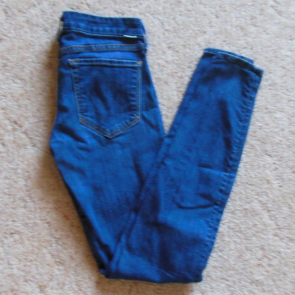 Mother The Looker Medium Wash Skinny Jeans